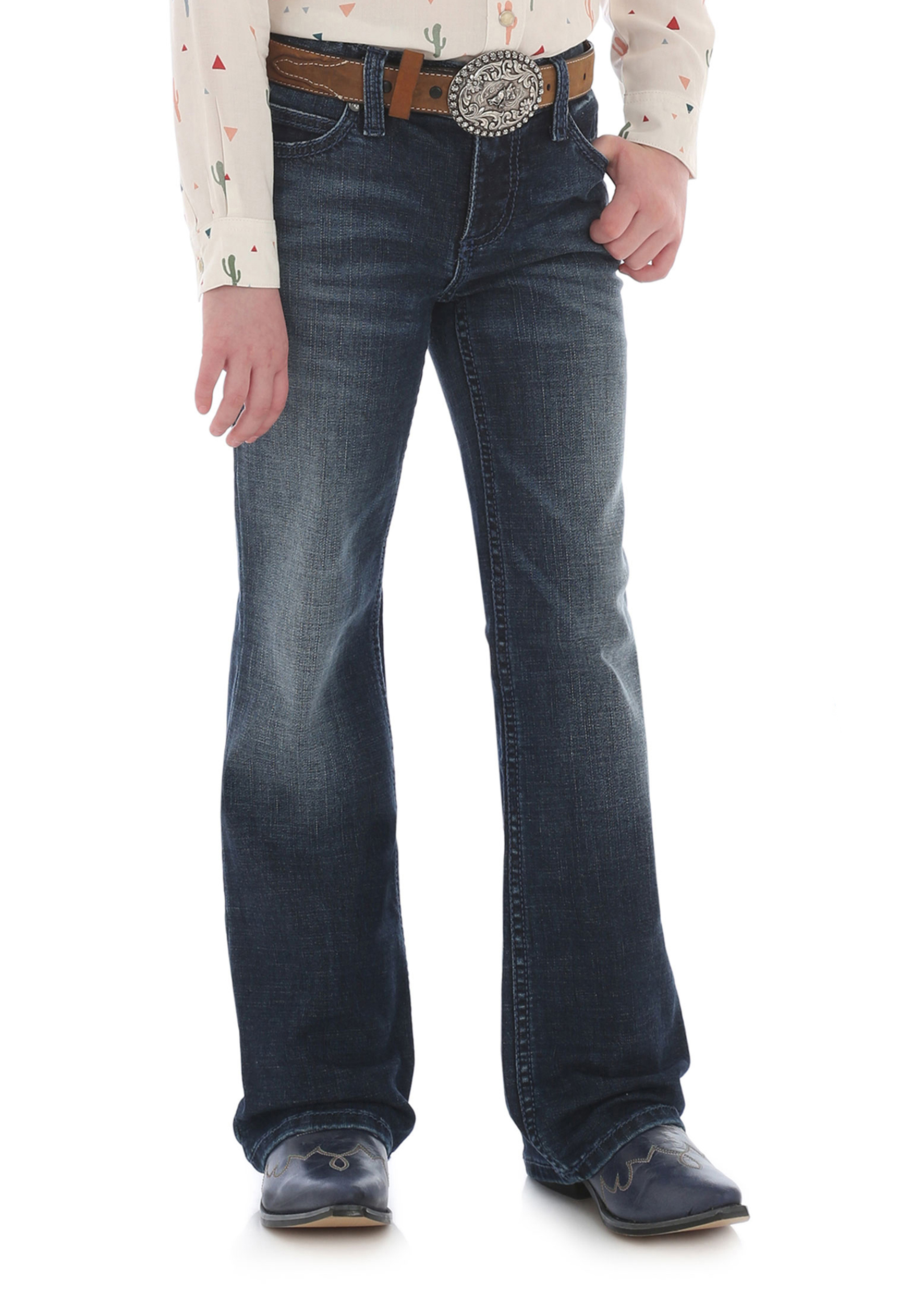Retro Boot Cut Jean Indigo 76% Cotton