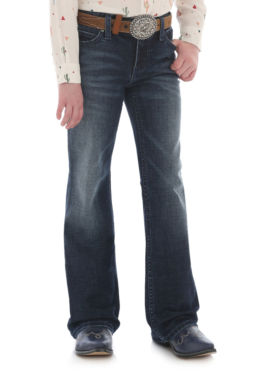 Retro Boot Cut Jean Indigo 76% Cotton