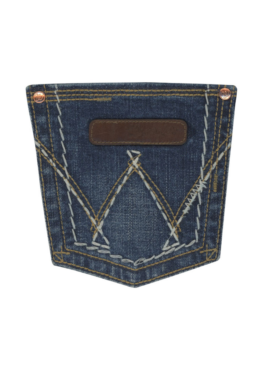 Retro Boot Cut Jean Indigo 76% Cotton