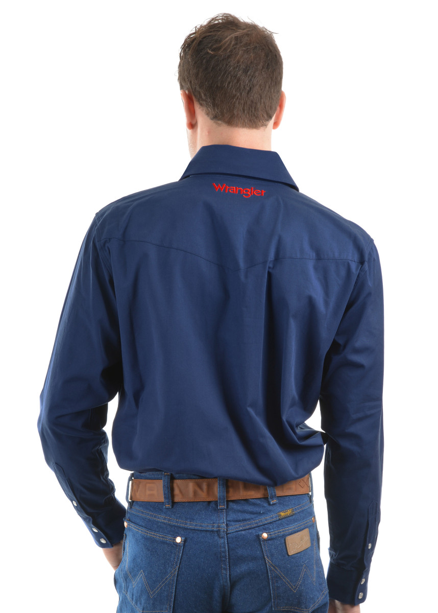 Men's Logo Rodeo Long Sleeve Drill Shirt