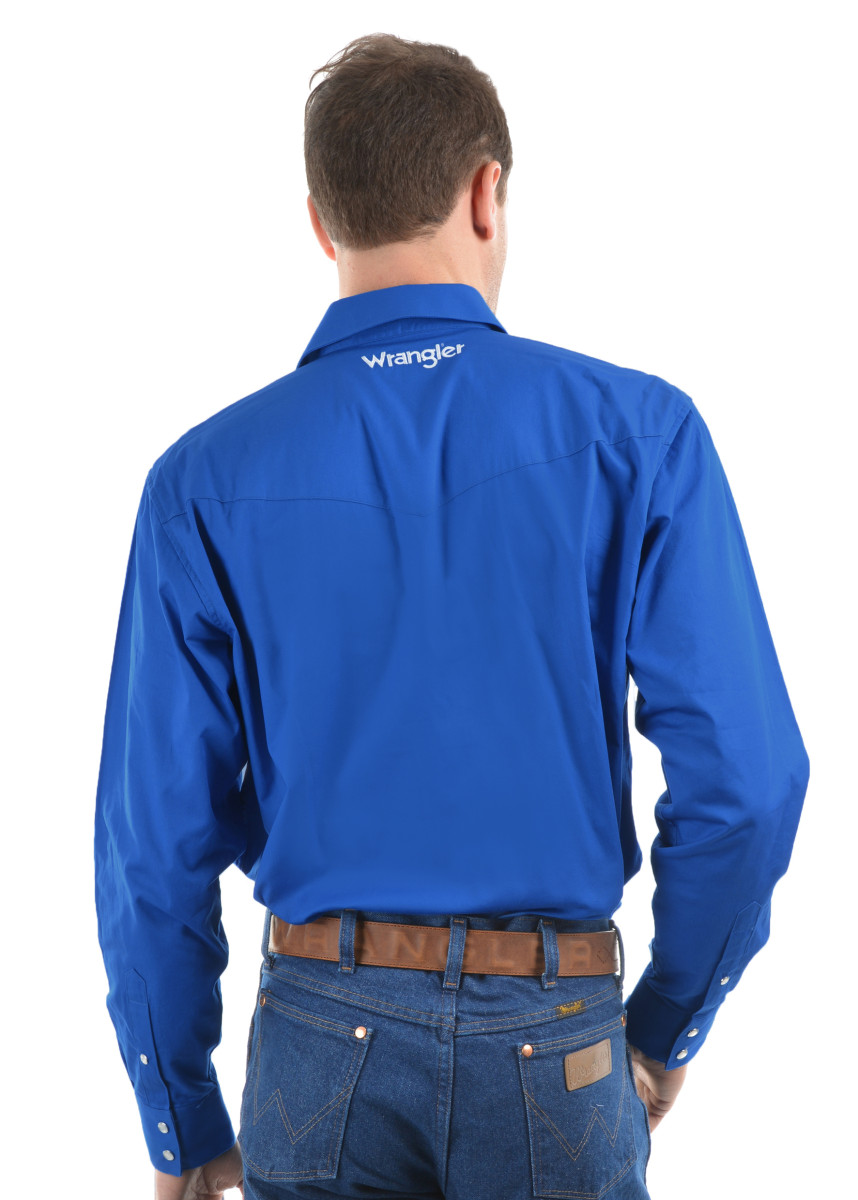 Men's Logo Rodeo Long Sleeve Drill Shirt