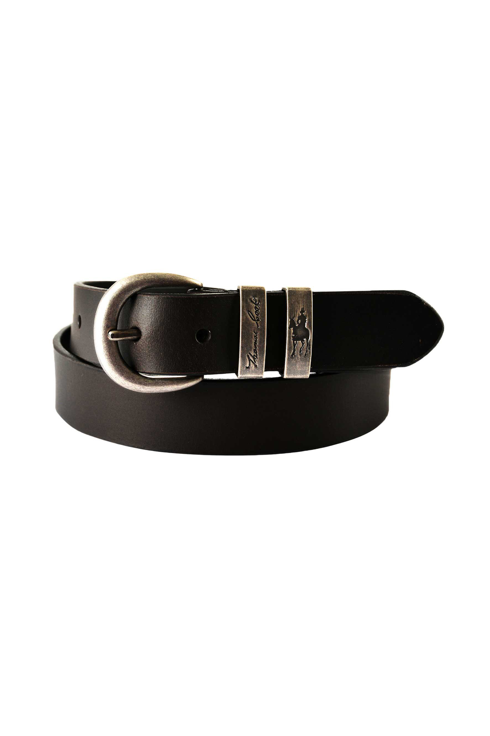 Narrow Silver Twin Keeper Belt