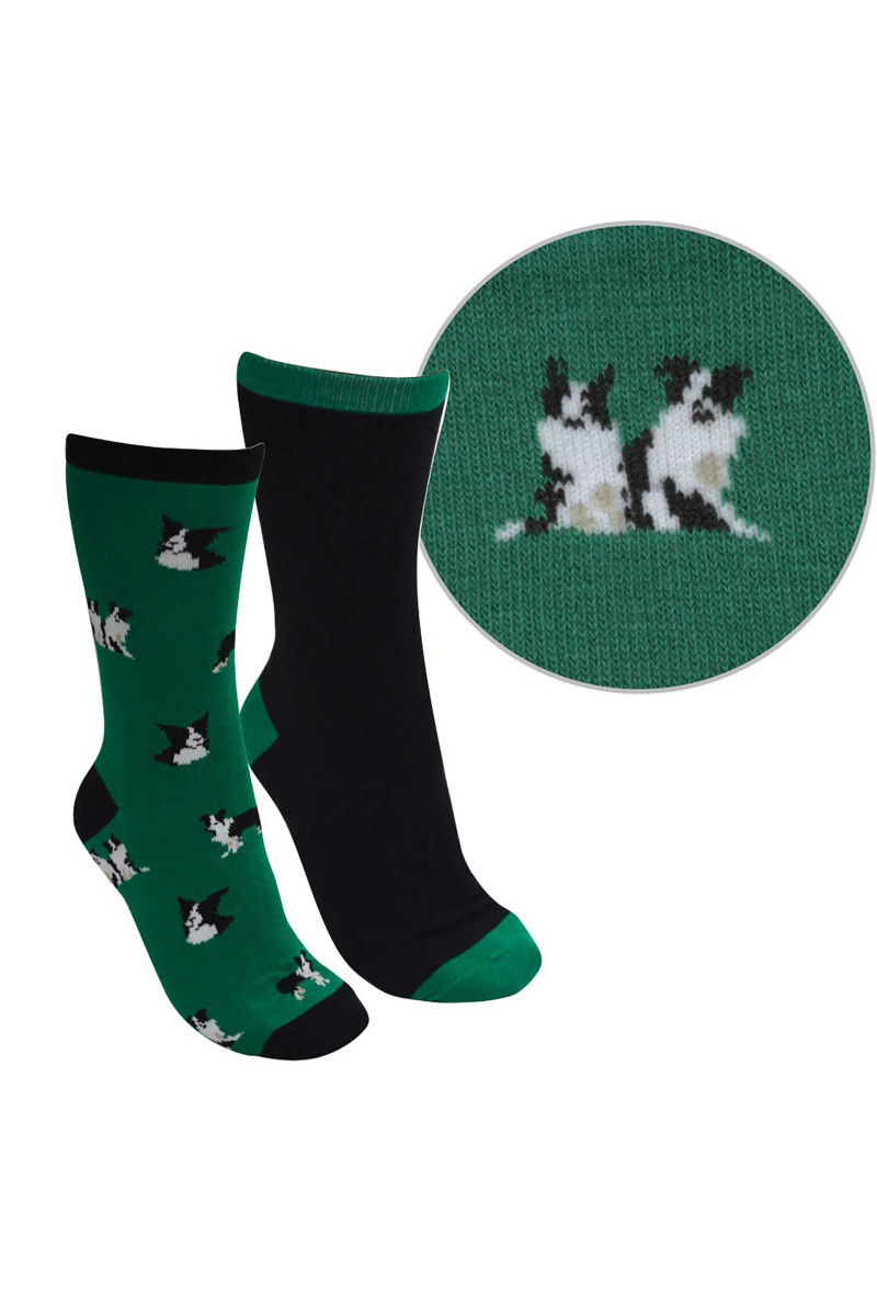Adult Farmyard Socks Twin Pack