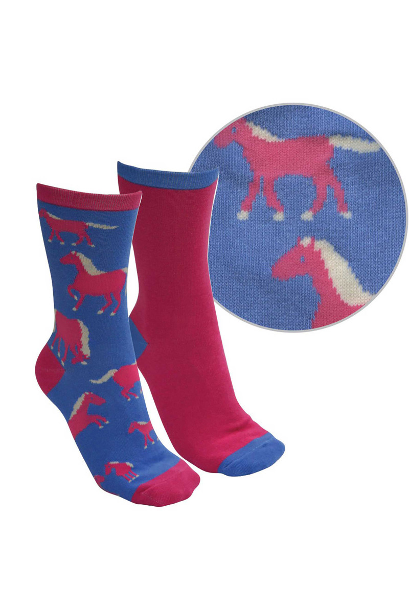 Adult Farmyard Socks Twin Pack