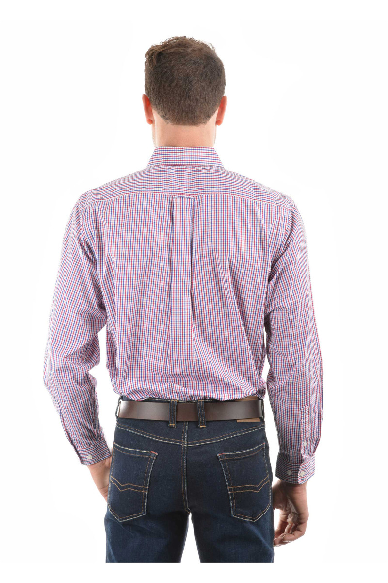 Men's Wentworth Check 2 Pocket Long Sleeve Shirt