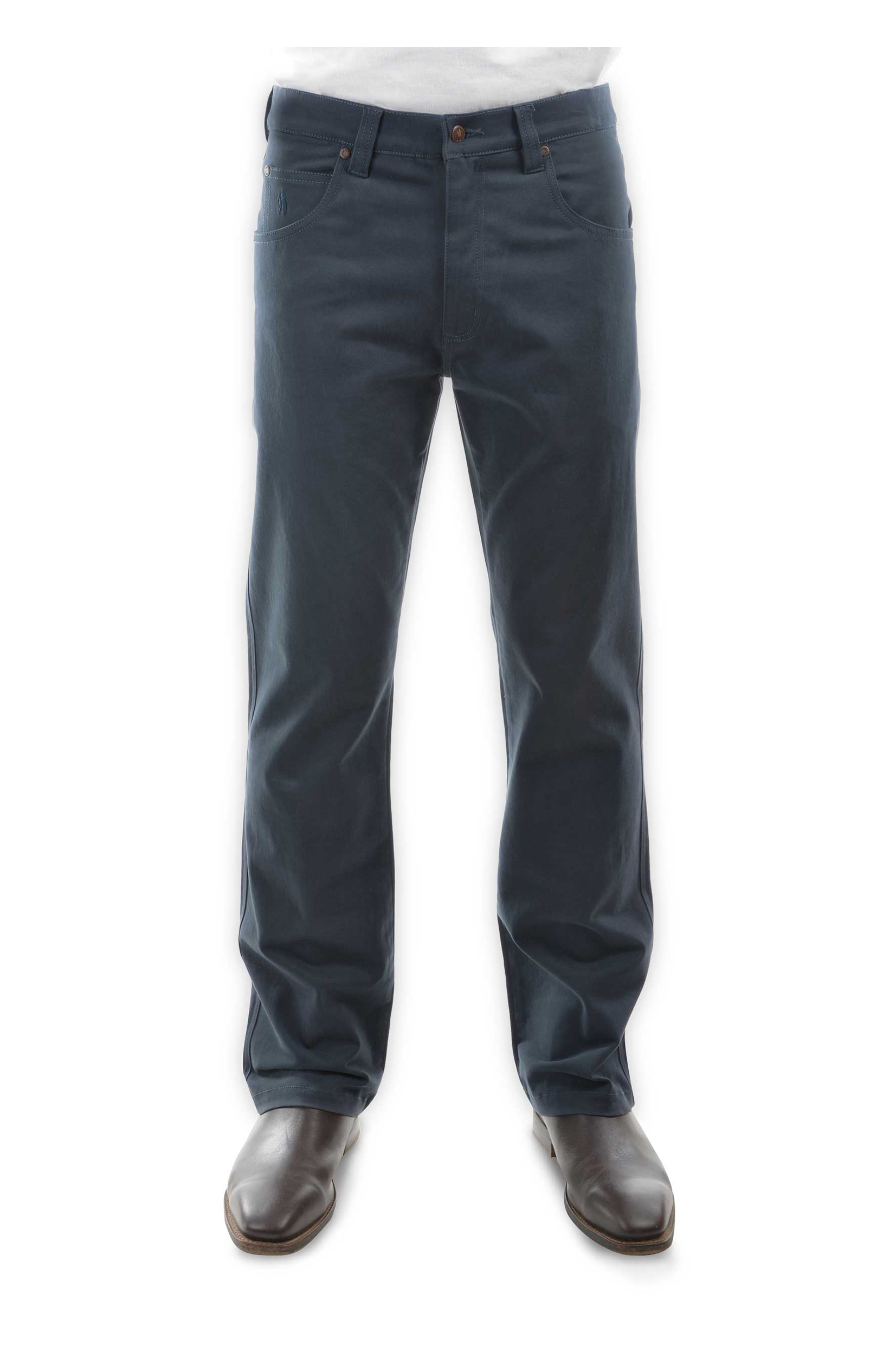 Men's Stretch Moleskin Jean Mid Reg Straight 30" Leg