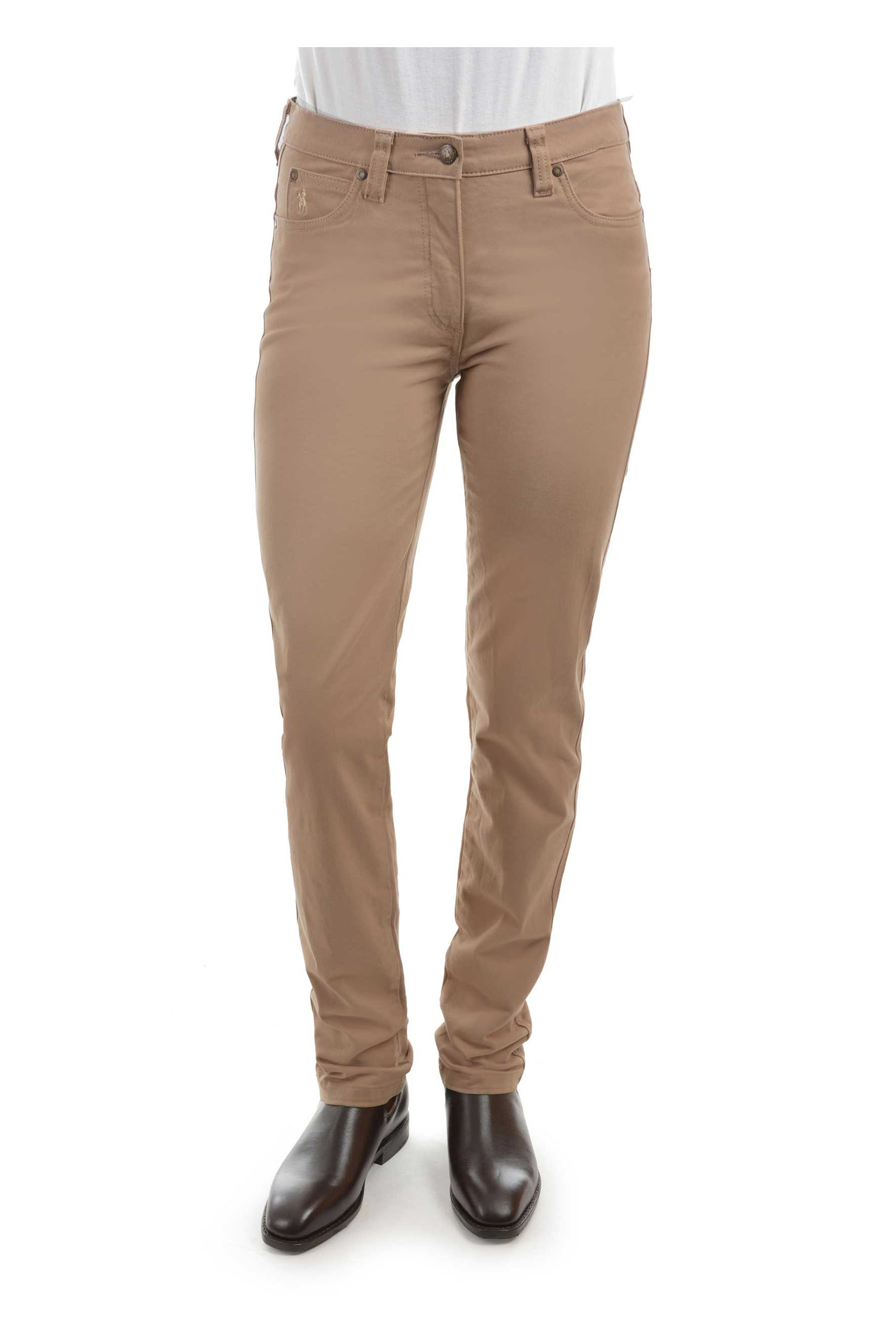 Women's Stretch Moleskin Wonder Jean® Mid Reg Slim 32” Leg