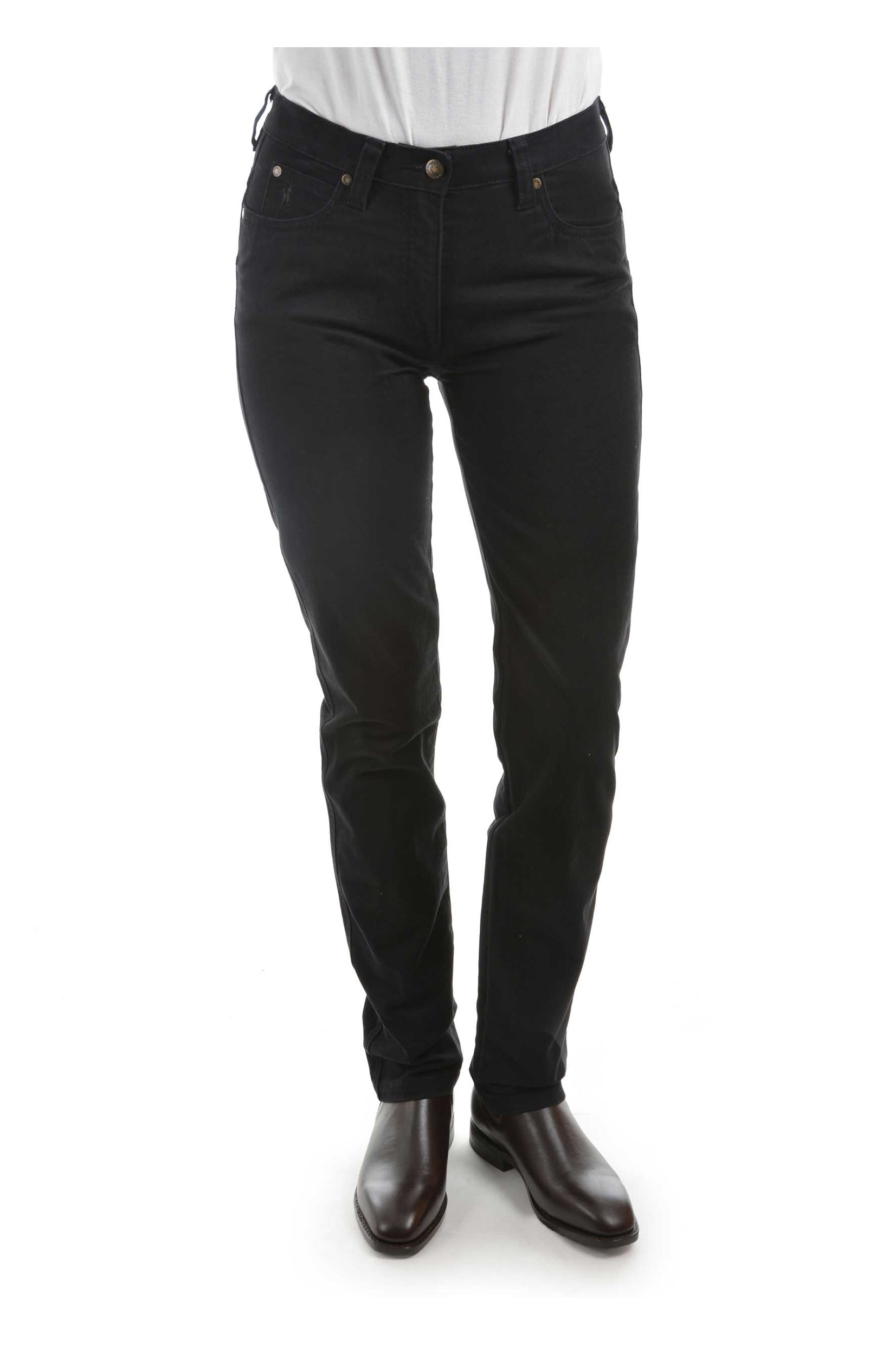 Women's Stretch Moleskin Wonder Jean® Mid Reg Slim 32” Leg