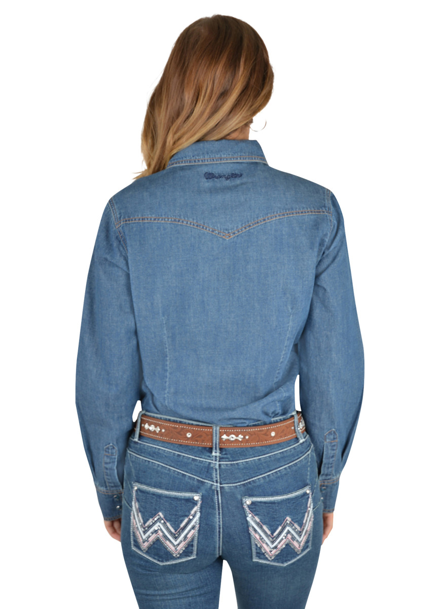 Women's Jay Denim Western Long Sleeve Shirt