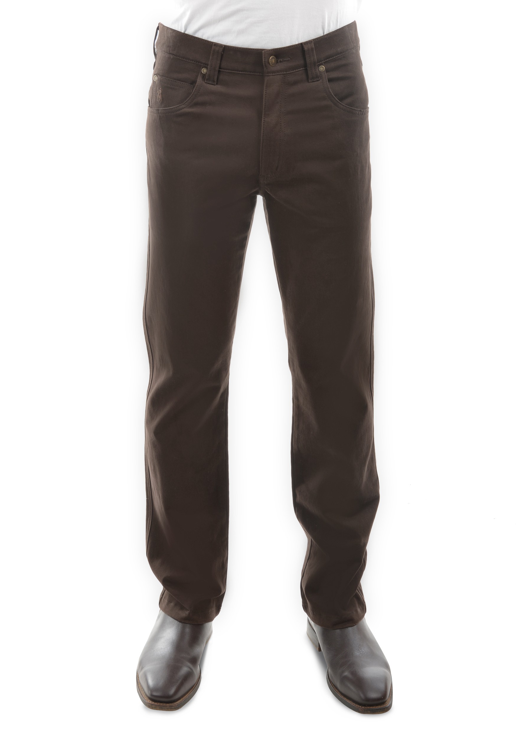 Men's Stretch Moleskin Jean Mid Reg Straight 32" Leg