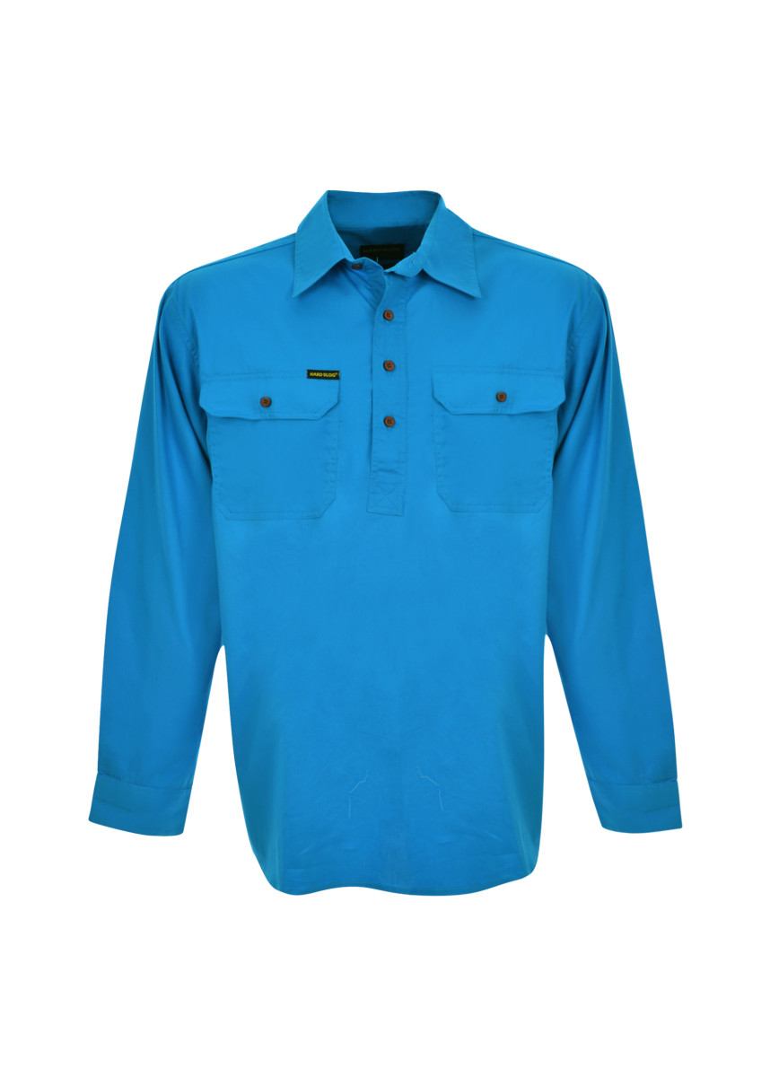 Men's Half Placket Light Cotton Shirt