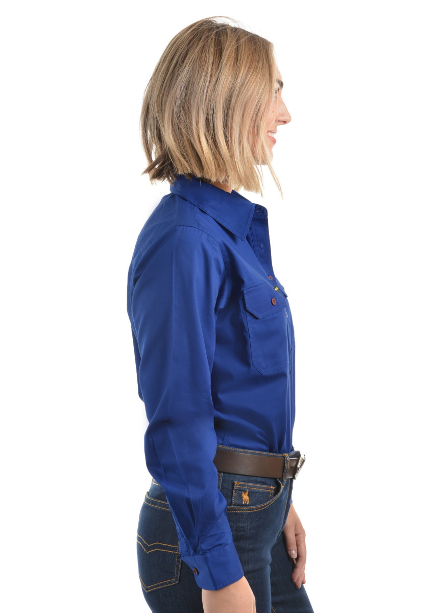 Women's Half Placket Light Cotton Shirt