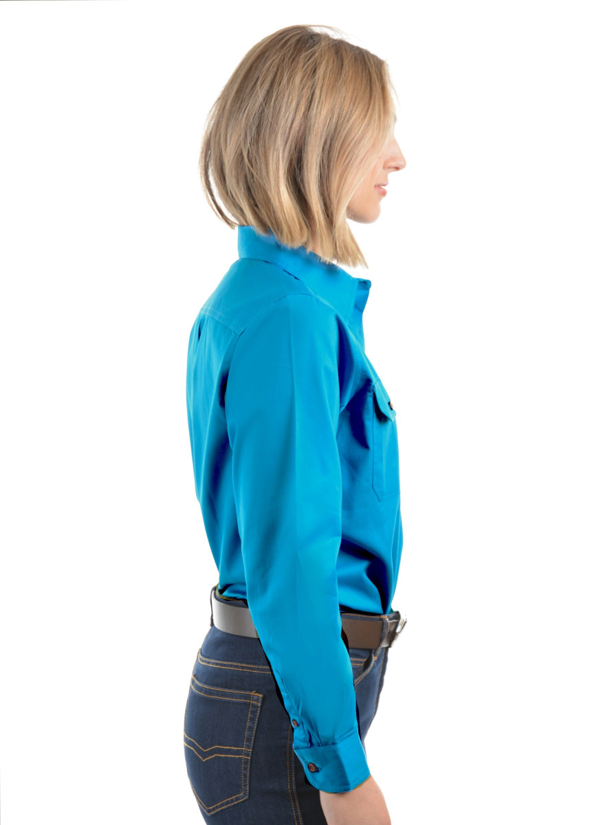 Women's Half Placket Light Cotton Shirt