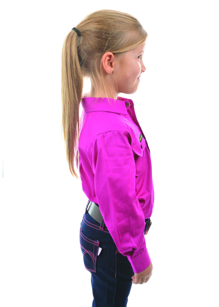 Kid's Half Placket Light Cotton Shirt