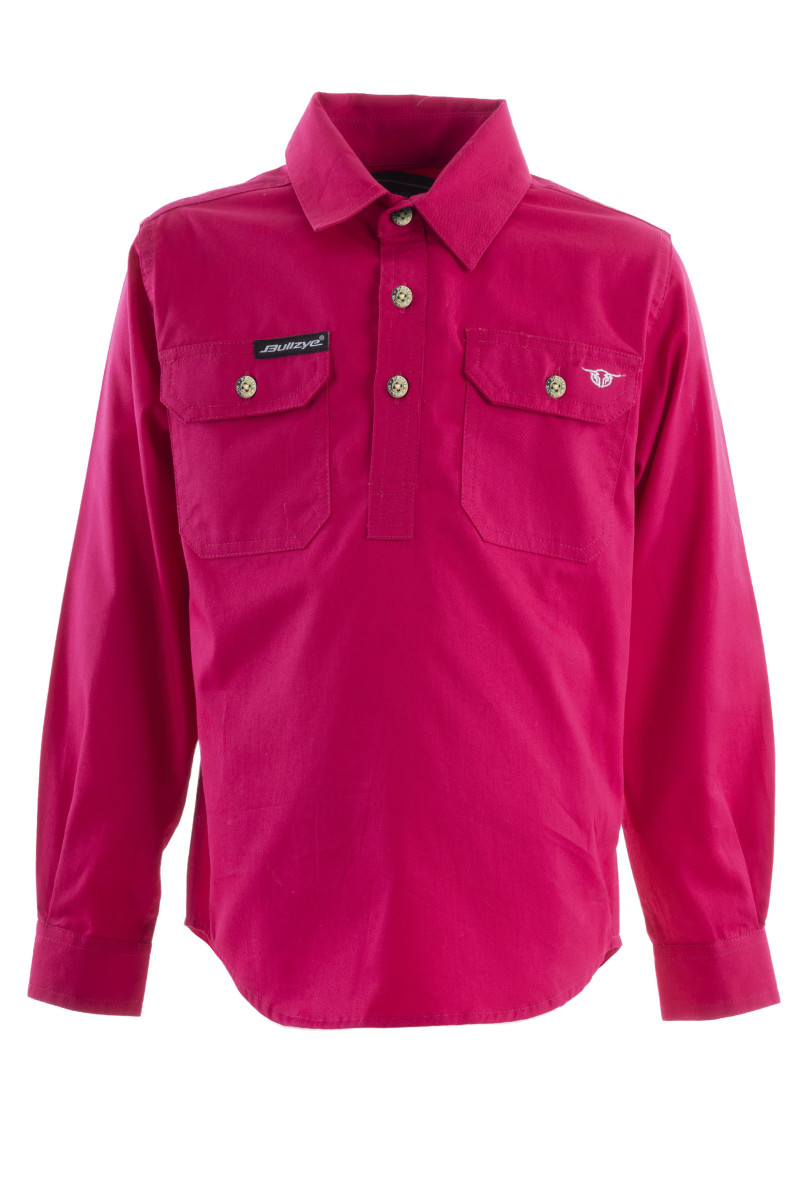 Kid’s Lightweight Half Placket Shirt