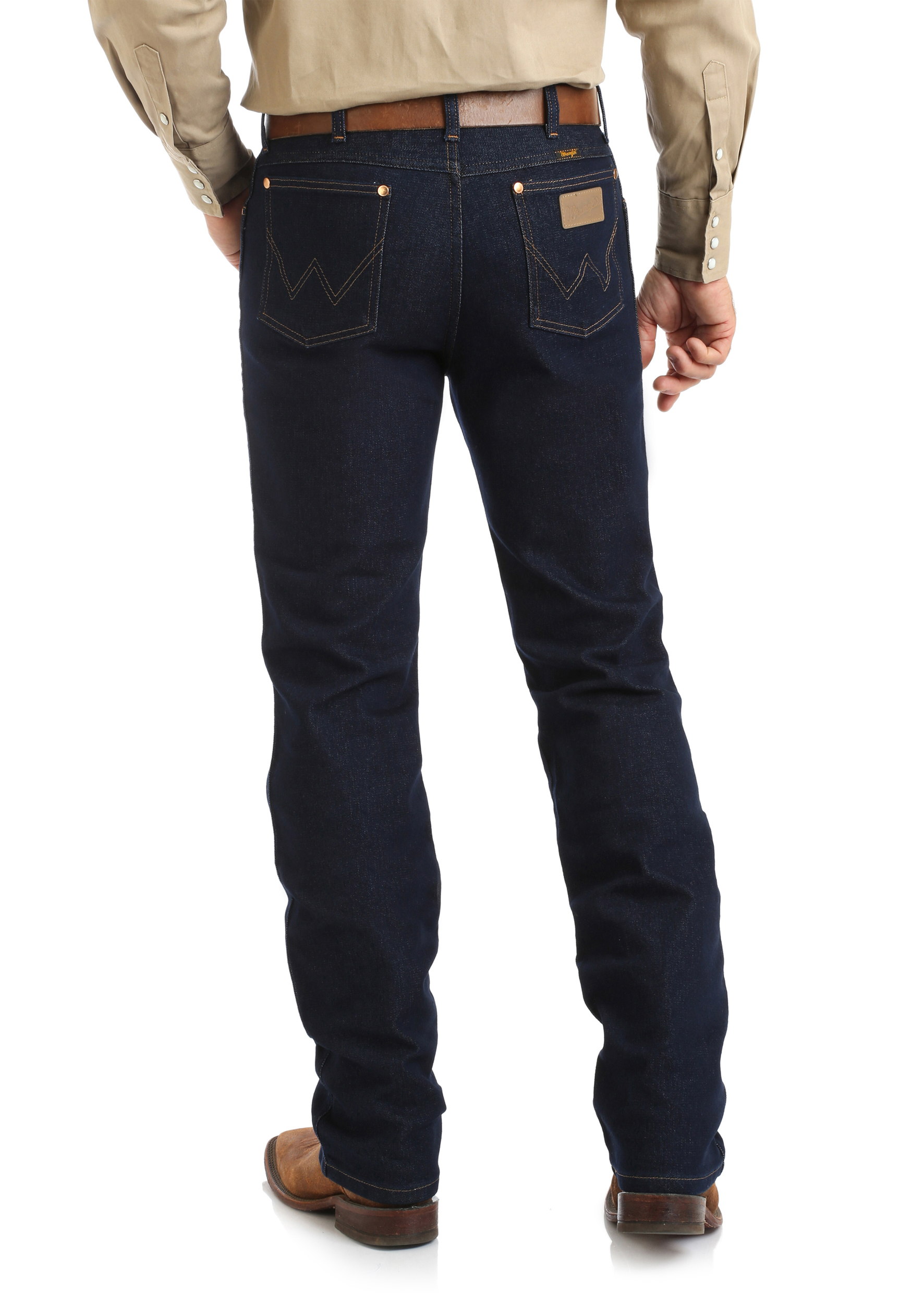 Cowboy Cut Original Fit Active Flex Jean Heavyweight Denim Prewashed Indigo 34 Inch Leg