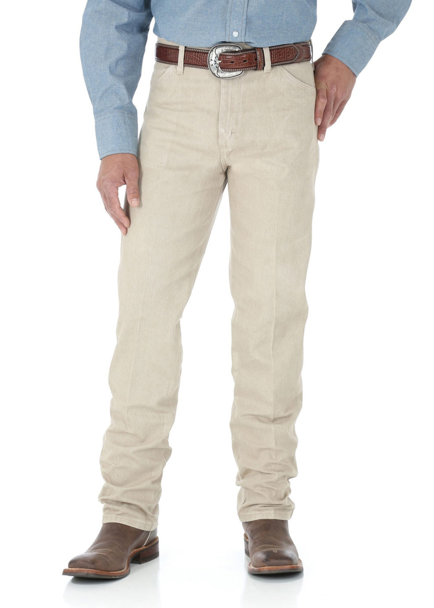 Cowboy Cut Original Fit Jean Prewashed Tan 34 Inch Leg