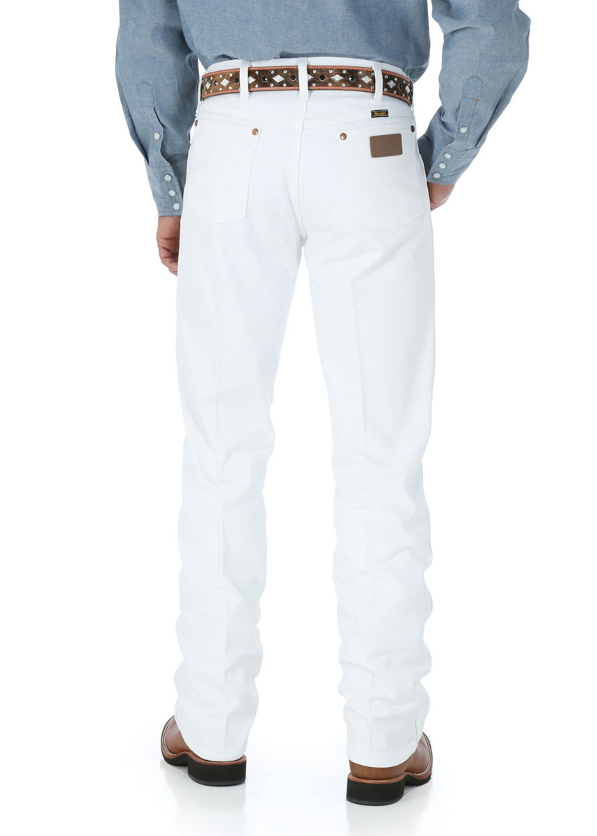 Cowboy Cut Original Fit Jean White 36 Inch Leg