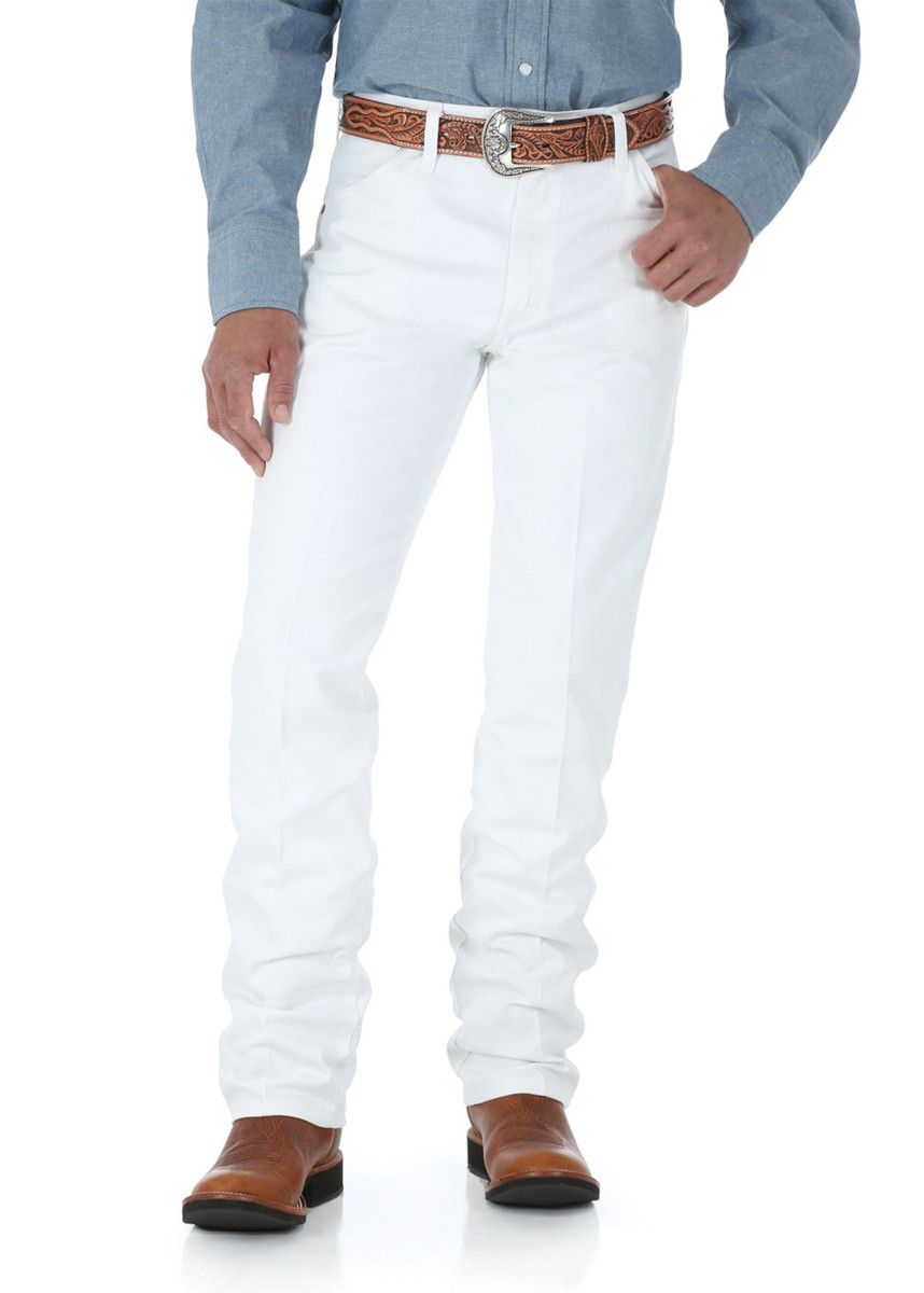 Cowboy Cut Original Fit Jean White 36 Inch Leg