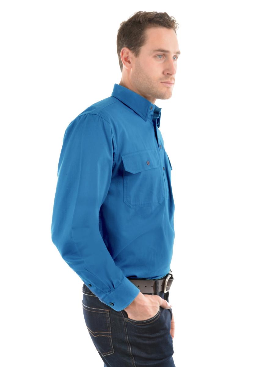 Heavy Drill Shirt Half Placket