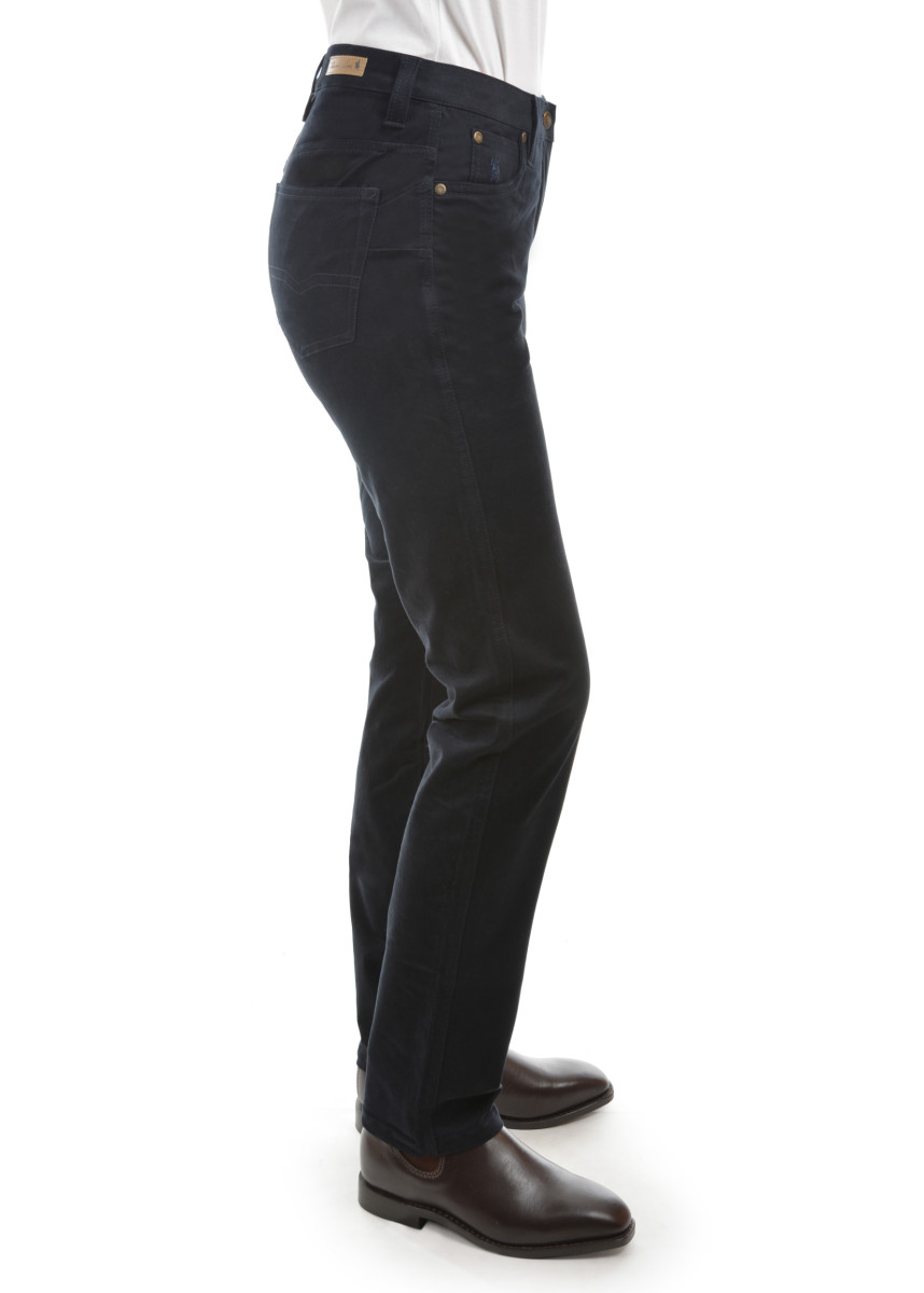 Women's Stretch Moleskin Wonder Jean® Mid Reg Slim 32” Leg