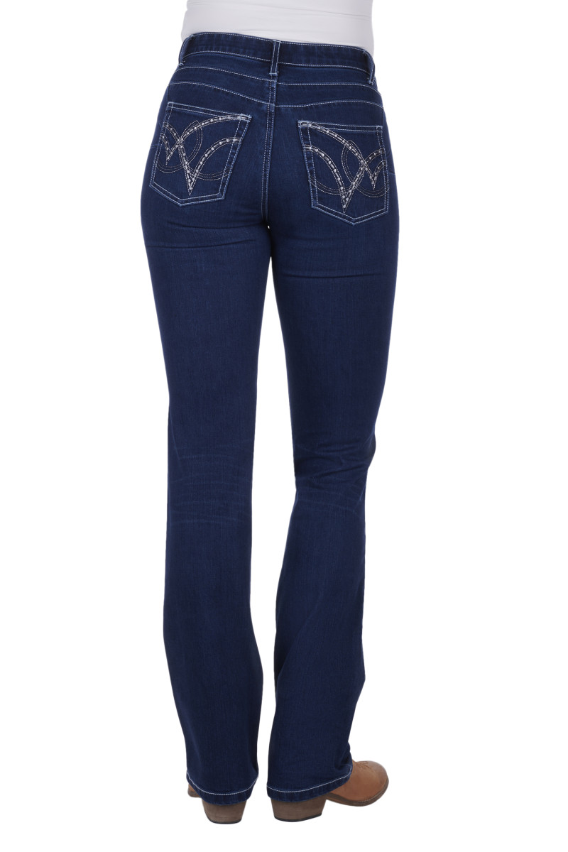 Women's Ultimate Riding Jean Q Baby Booty Up 34 Leg