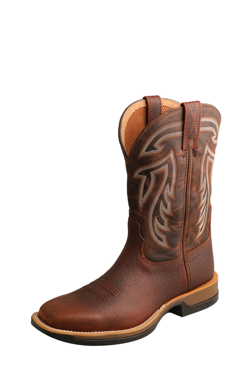 Mens 11 Inch Tech X Boot Mahogany/Mocha