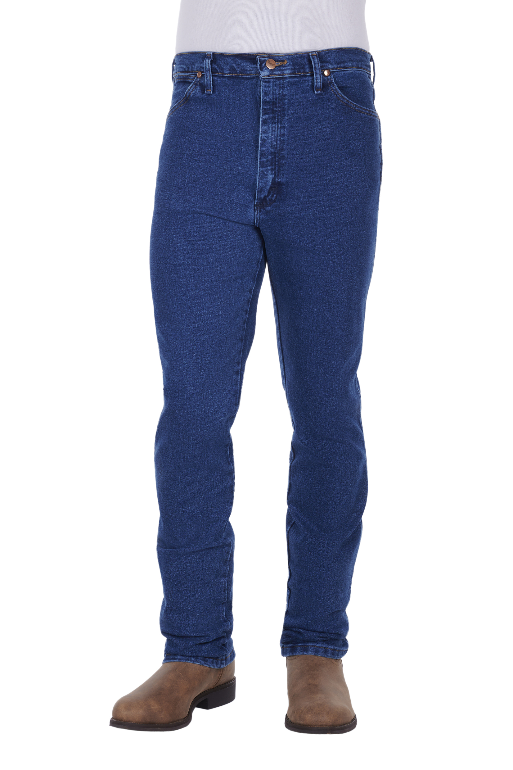 Cowboy Cut Original Fit Active Flex Jean Denim Stonewash 34 Inch Leg