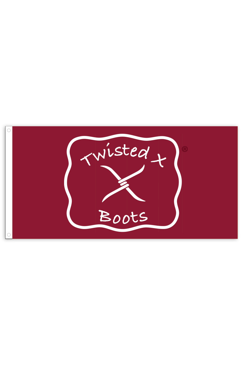 Twisted X Boots Logo Flag