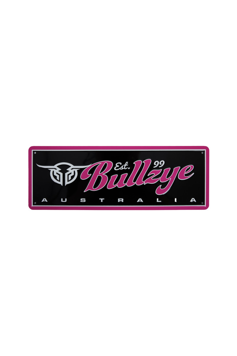 Bullzye Metal Sign Pink
