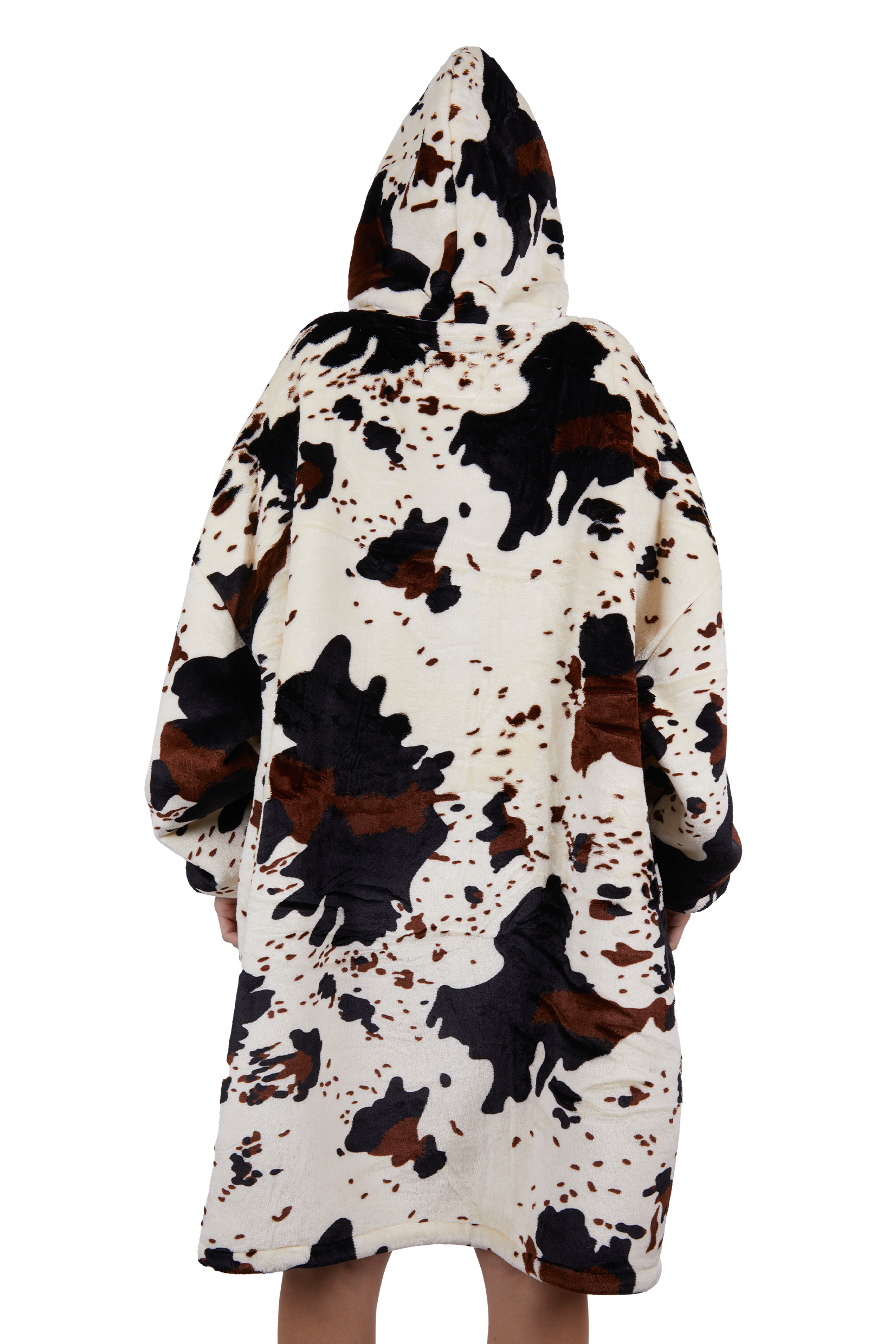 Pw Cow Print Snuggle Hoodie