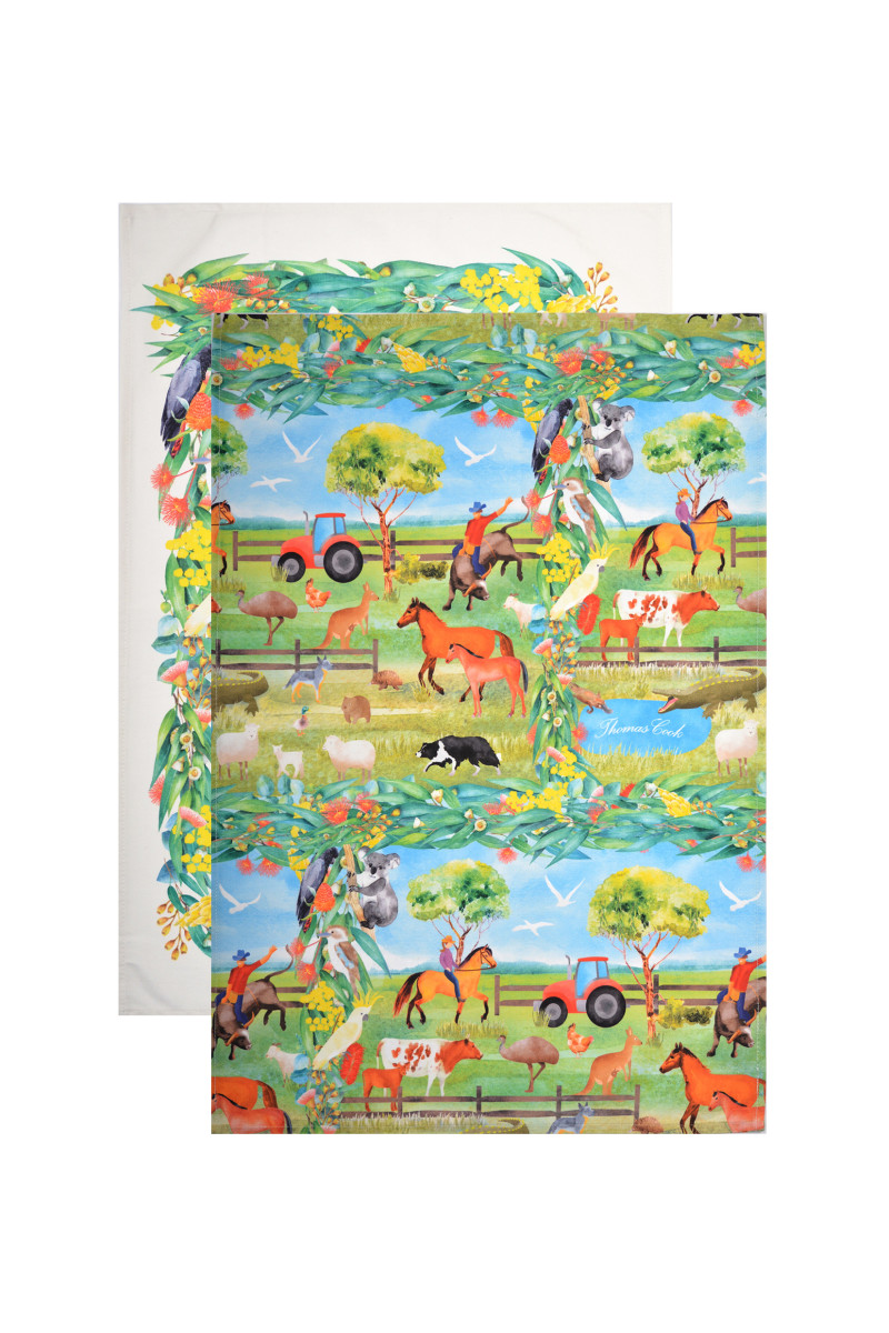 Farm Friends Tea Towel 2 Pack
