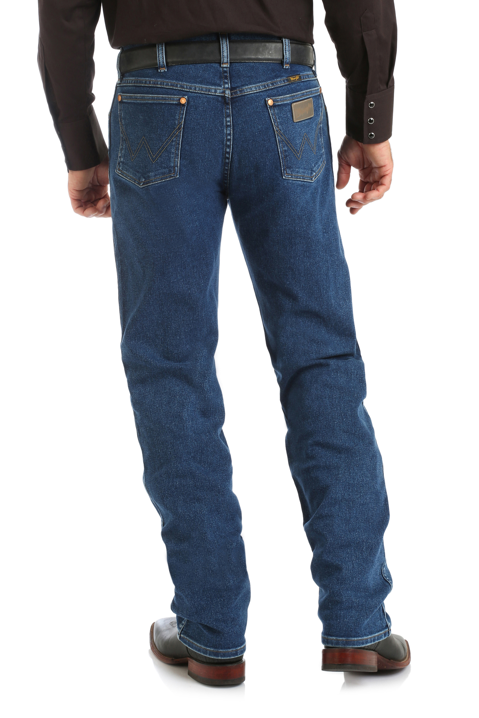 Cowboy Cut Original Fit Active Flex Jean Heavyweight Denim Stonewash 34 Inch Leg