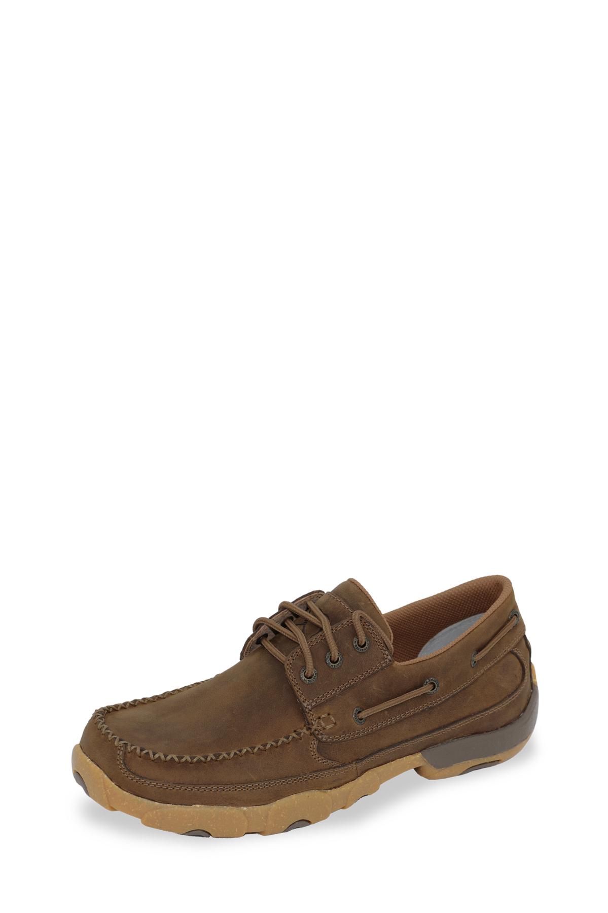 Men’s Driving Mocs Boat Shoe Lace Up