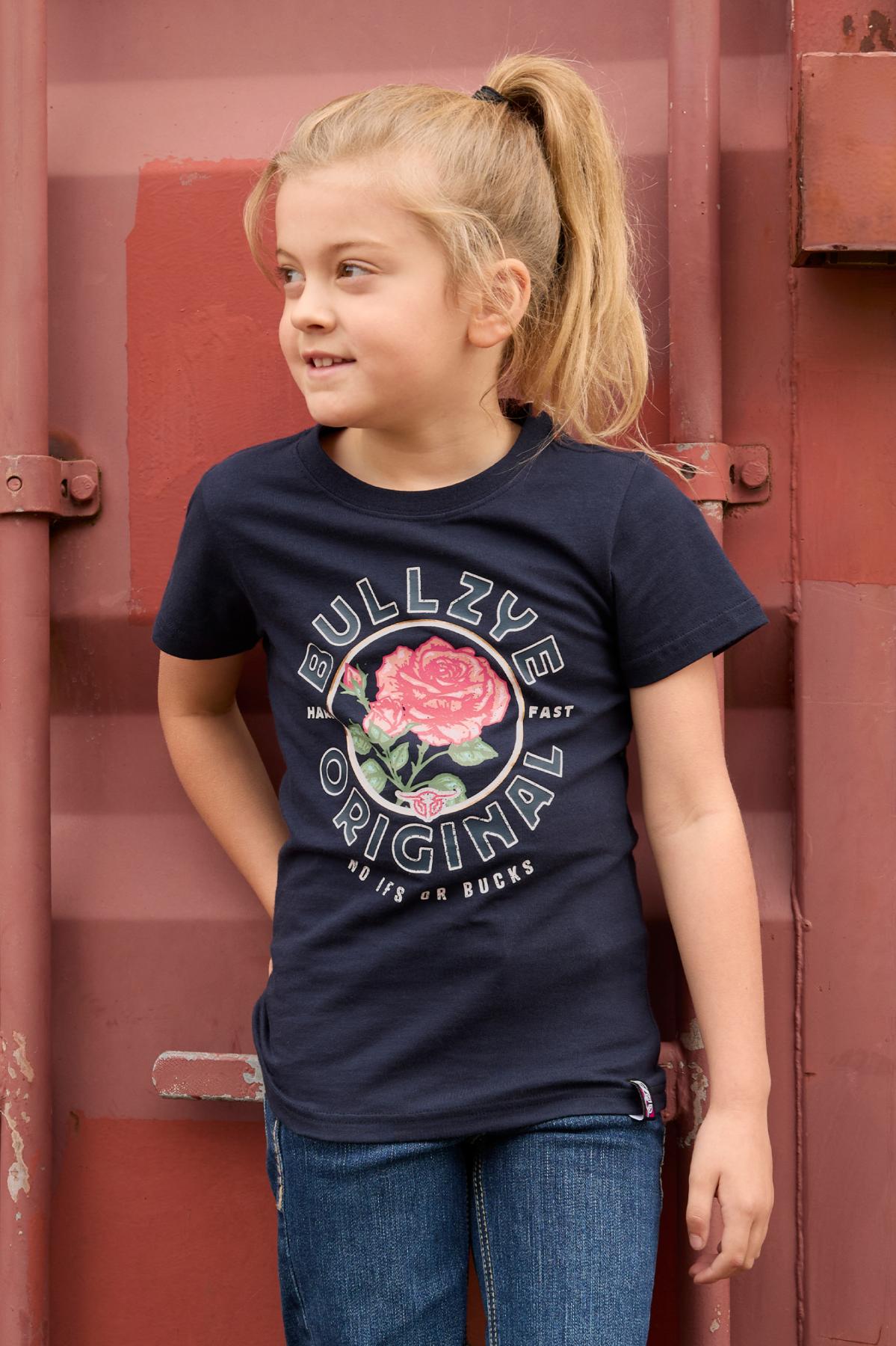 Girl’s Rose Short Sleeve Tee