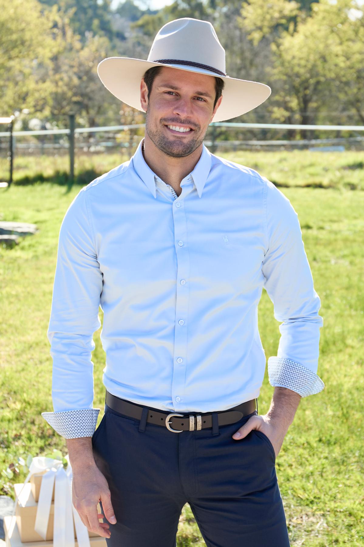 Men’s Callum Tailored Long Sleeve Shirt