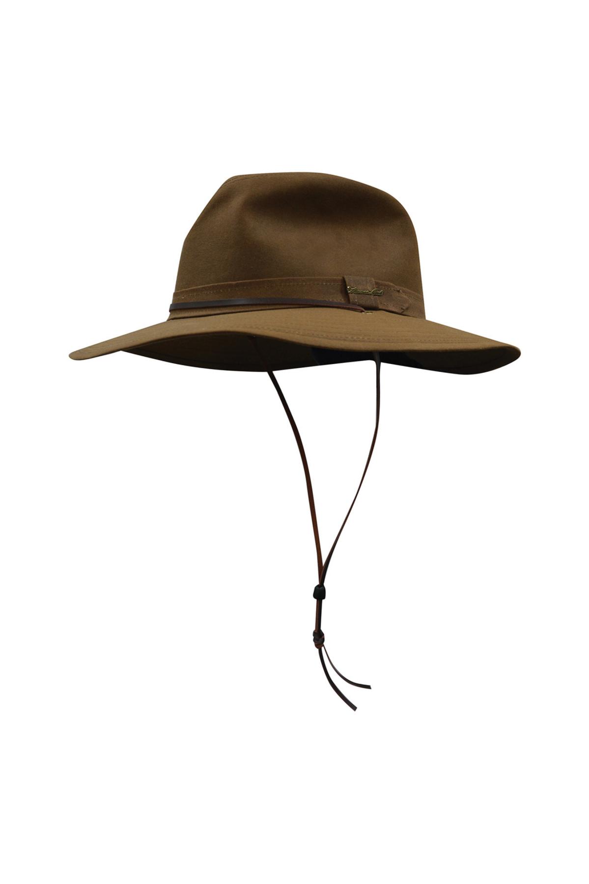 Wide Brim Oilskin Hat