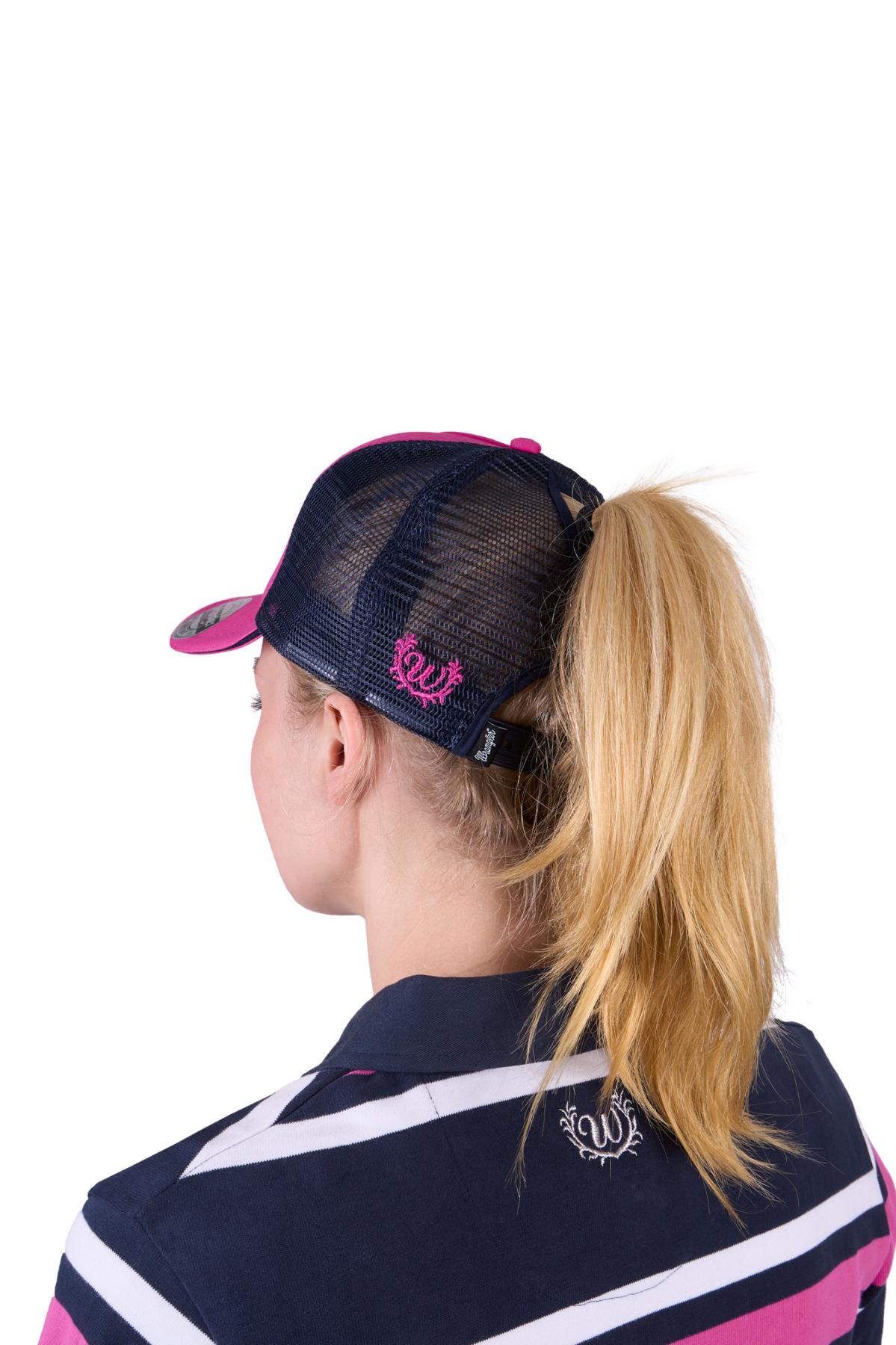 Perry High Profile Ponytail Trucker Cap