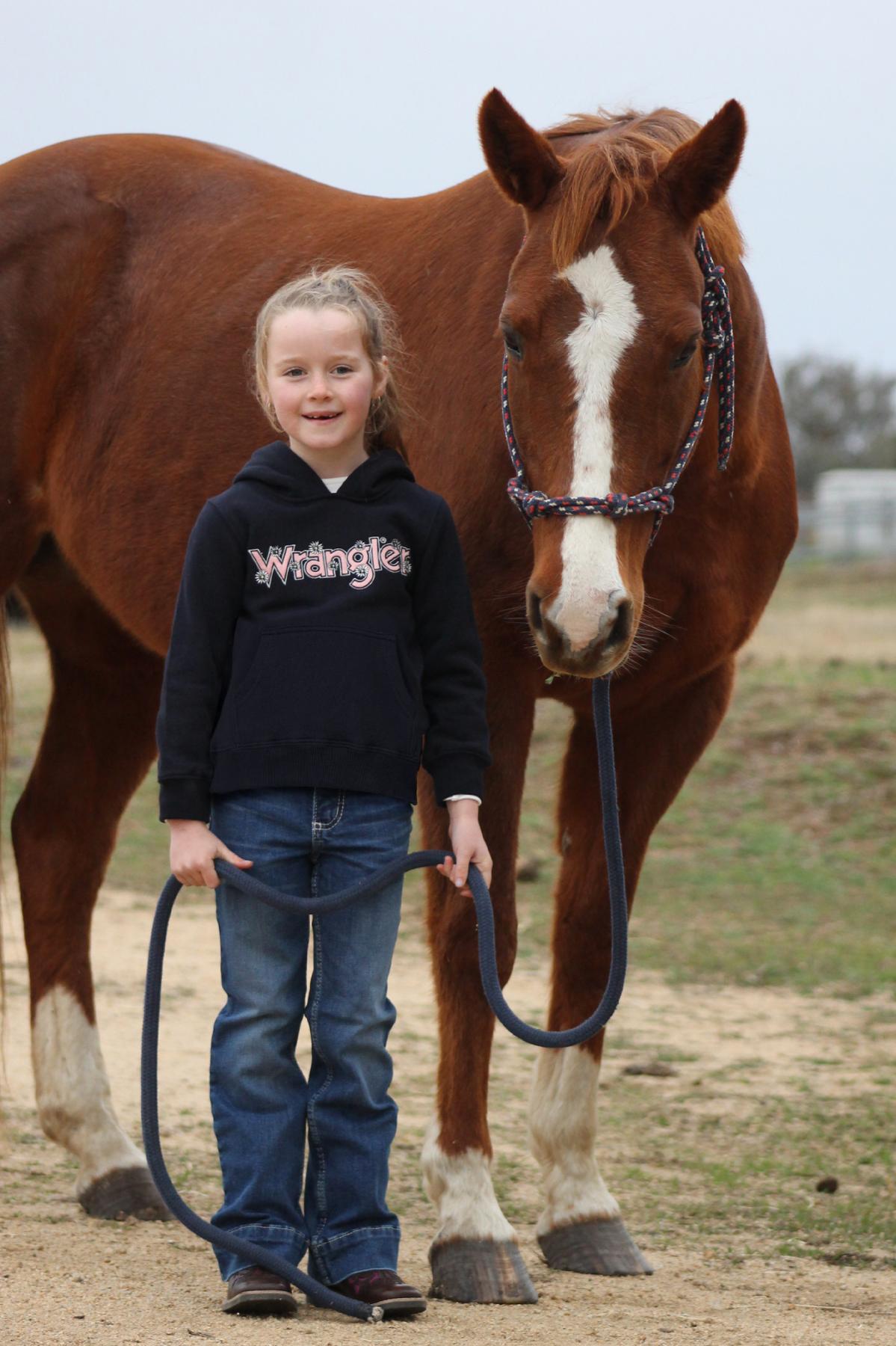 Girl's Daisy Pullover Hoodie