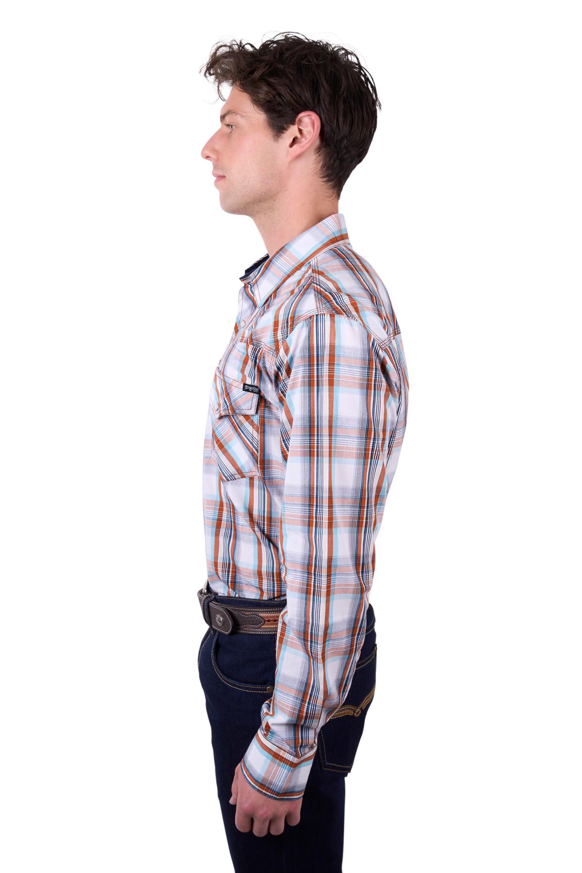 Men's Axel Check Western Long Sleeve Shirt