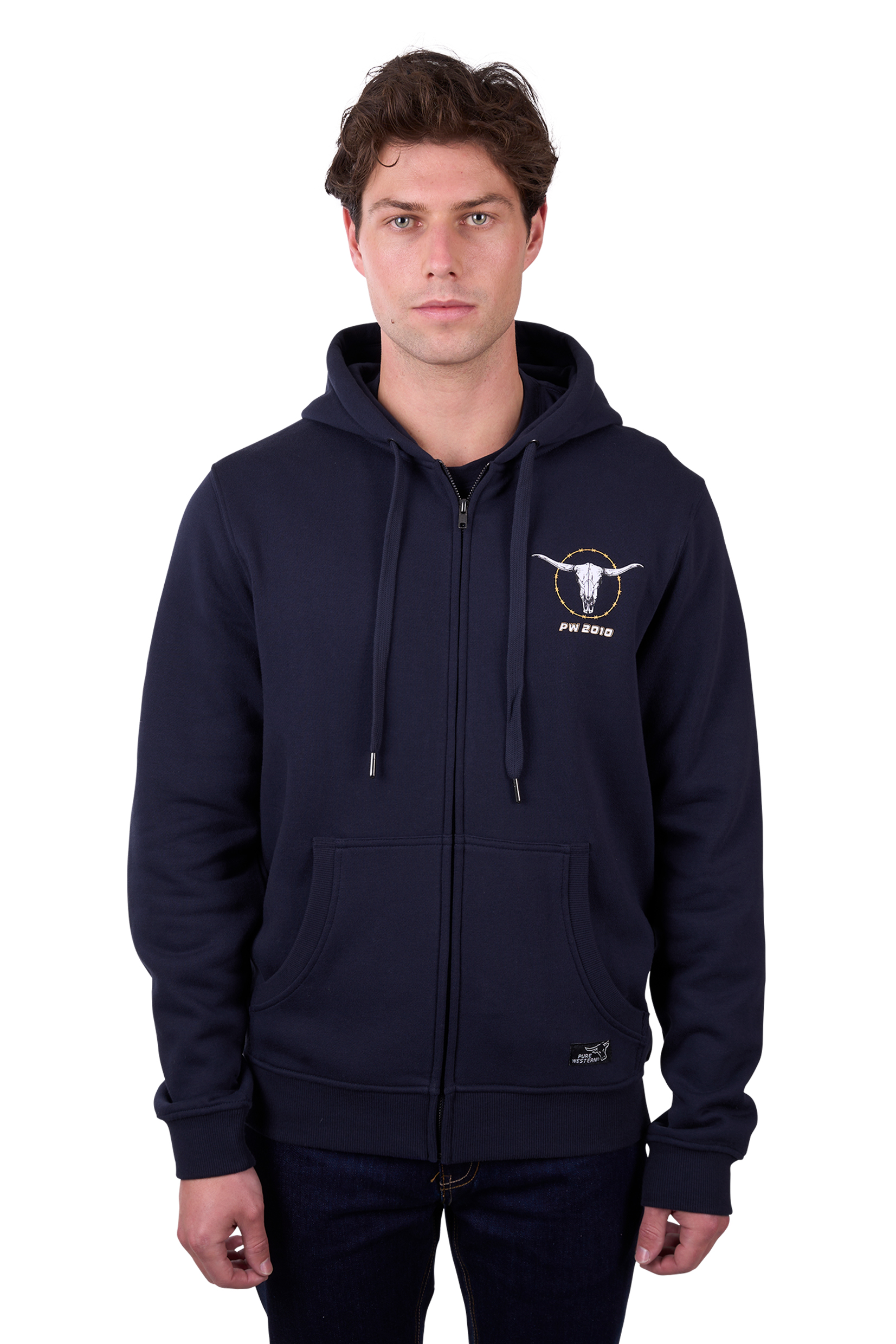 Men's Carl Zip Through Hoodie