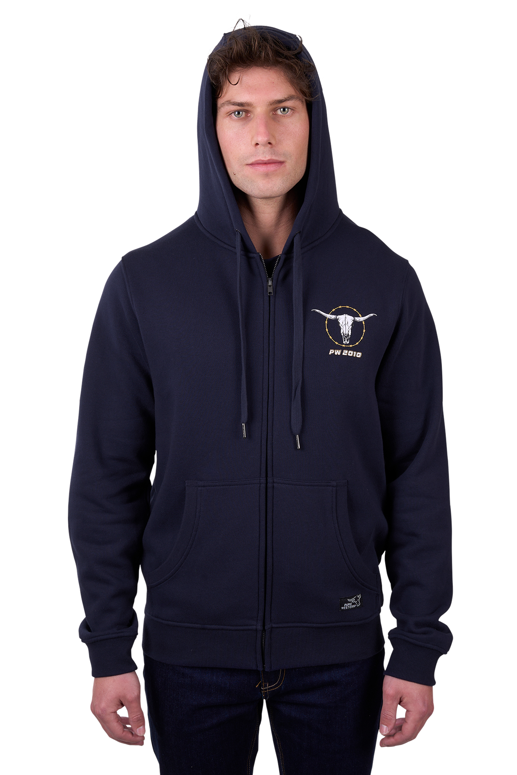 Men's Carl Zip Through Hoodie