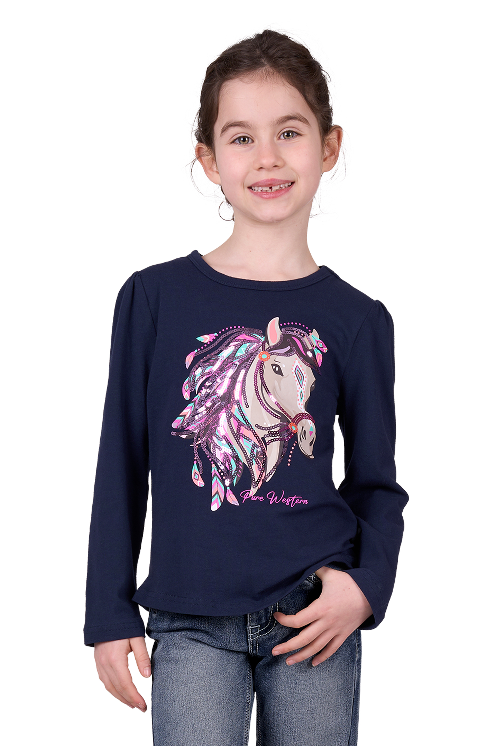 Girl's Kit Long Sleeve Tee