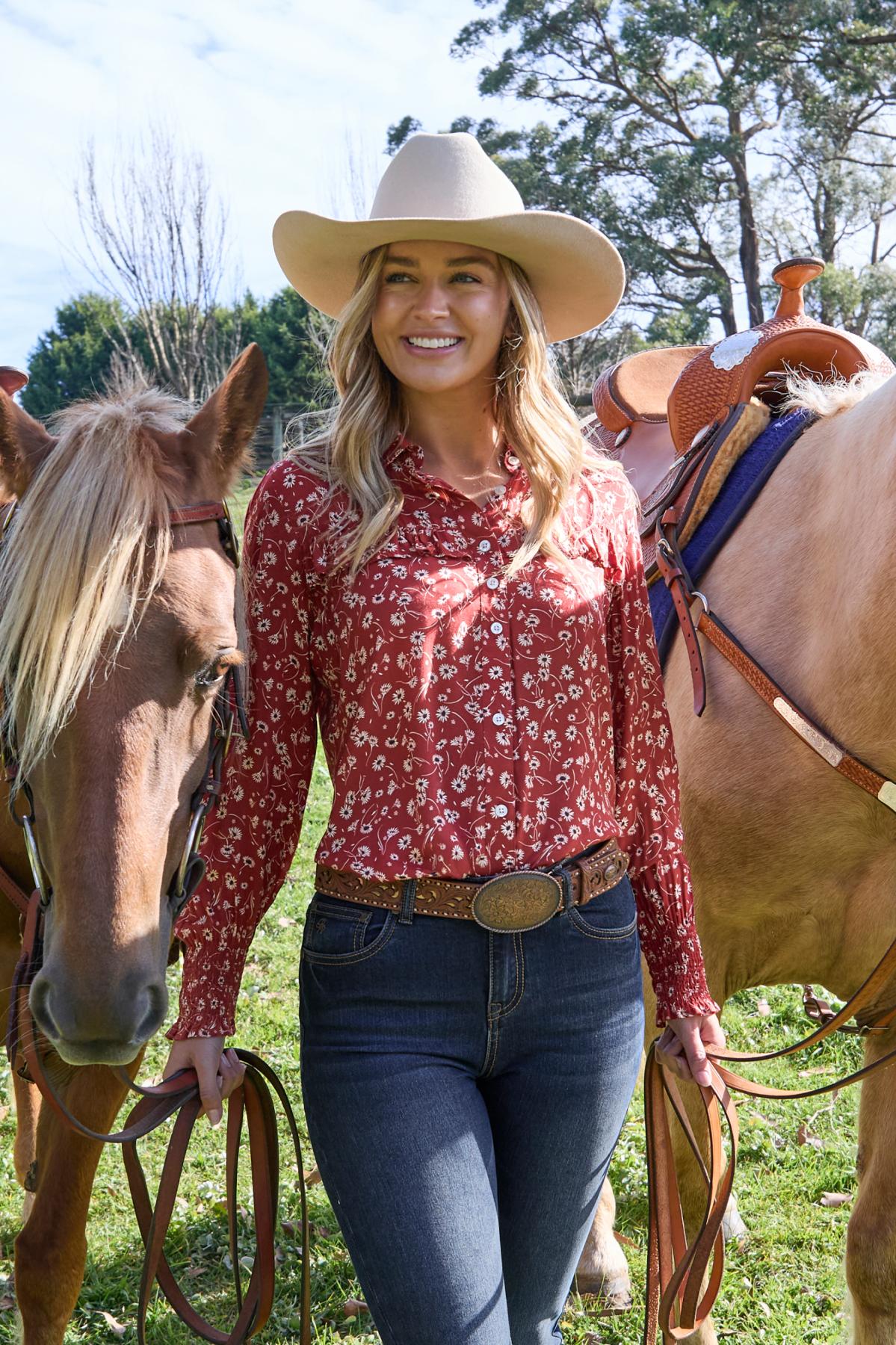 Women's Tahnee Print Long Sleeve Shirt