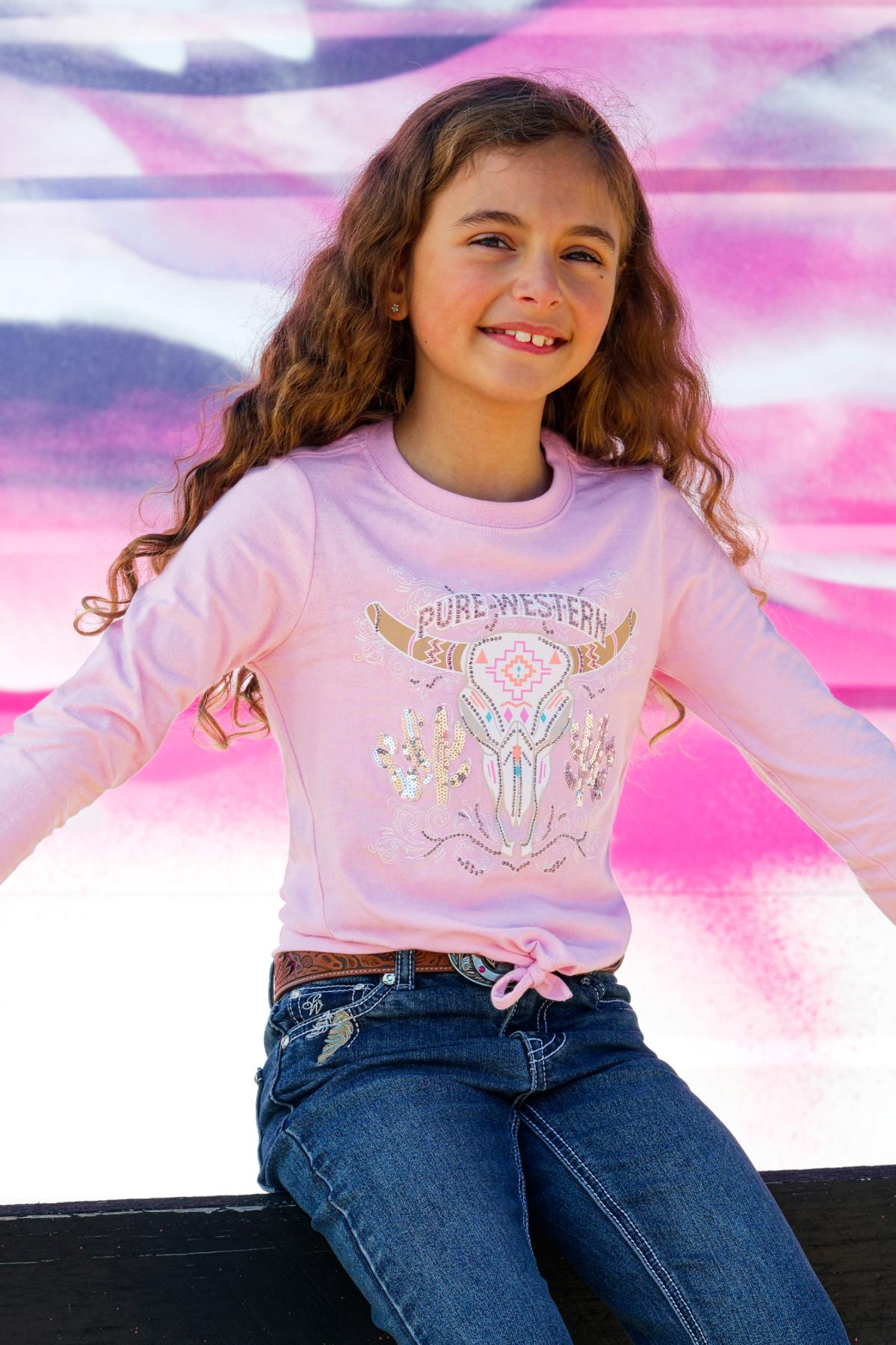 Girl's Polly Long Sleeve Tee