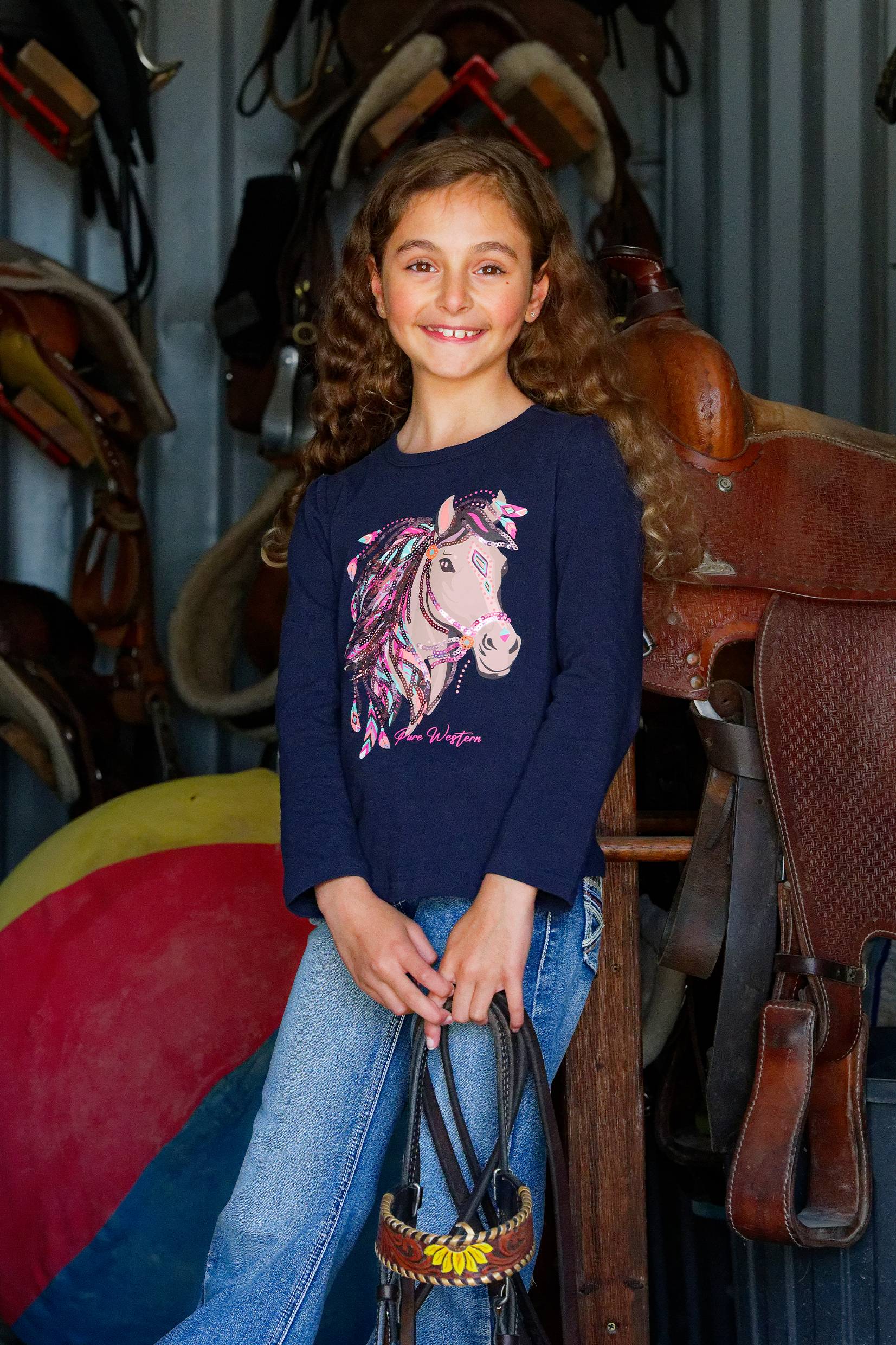 Girl's Kit Long Sleeve Tee