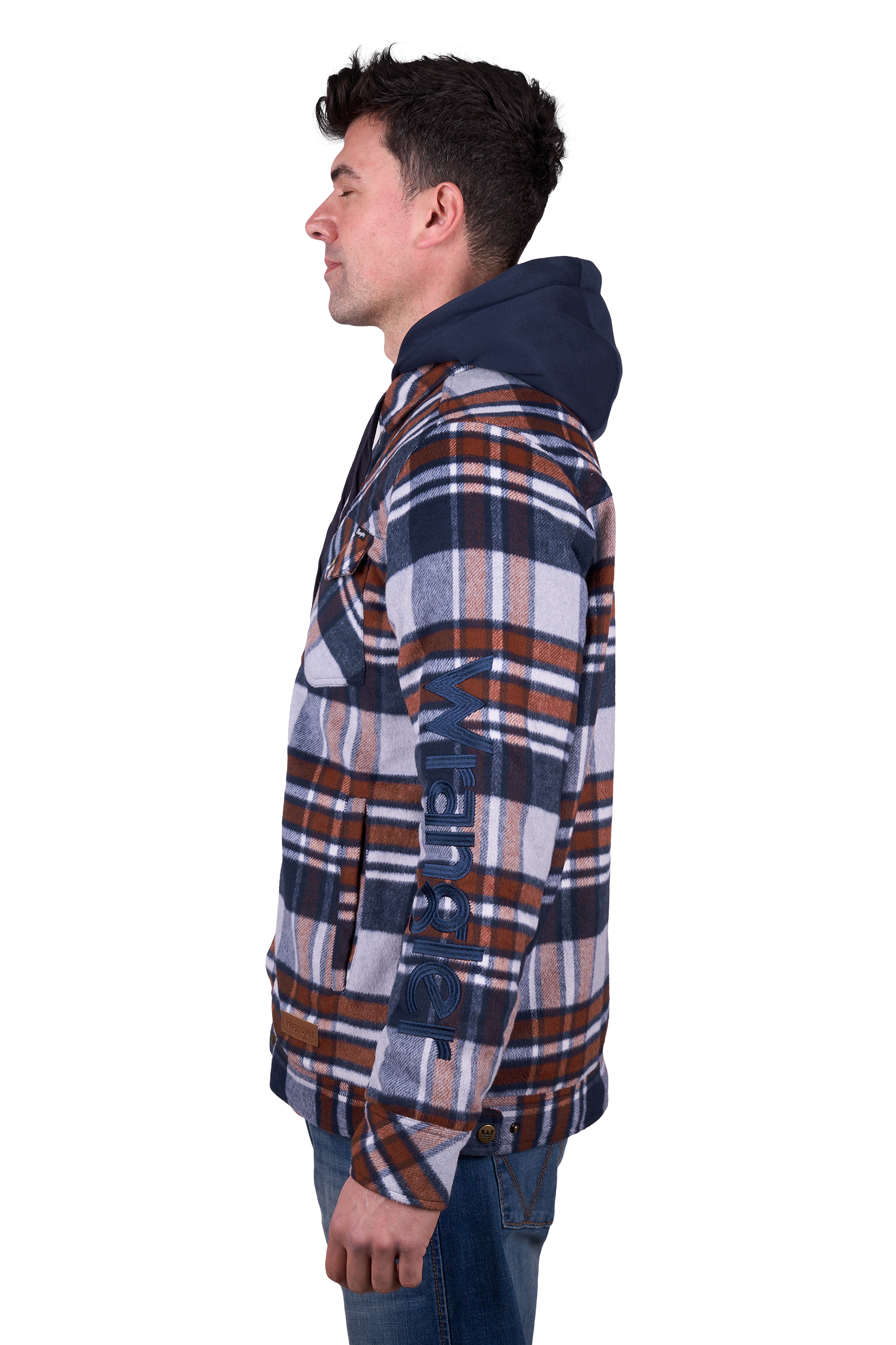 Men's Reid Logo Wool Shirt Jacket