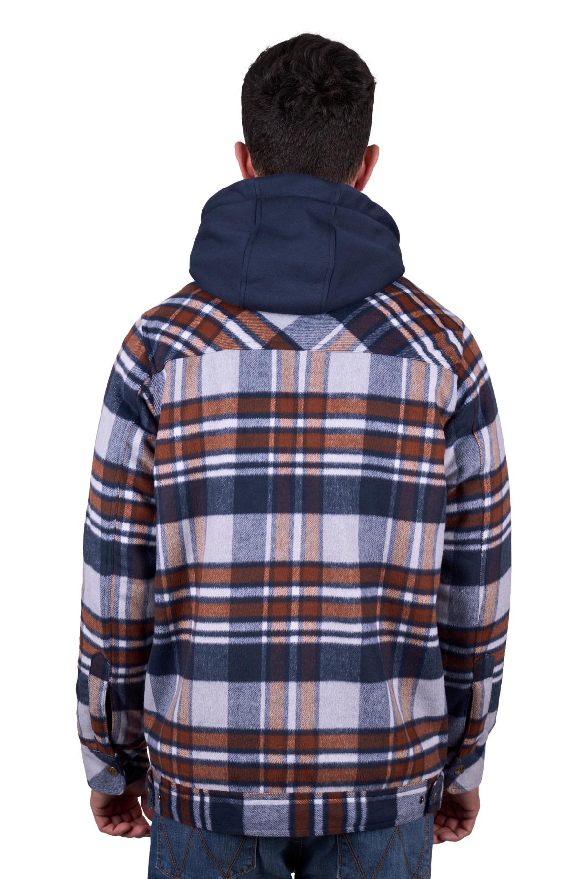 Men's Reid Logo Wool Shirt Jacket