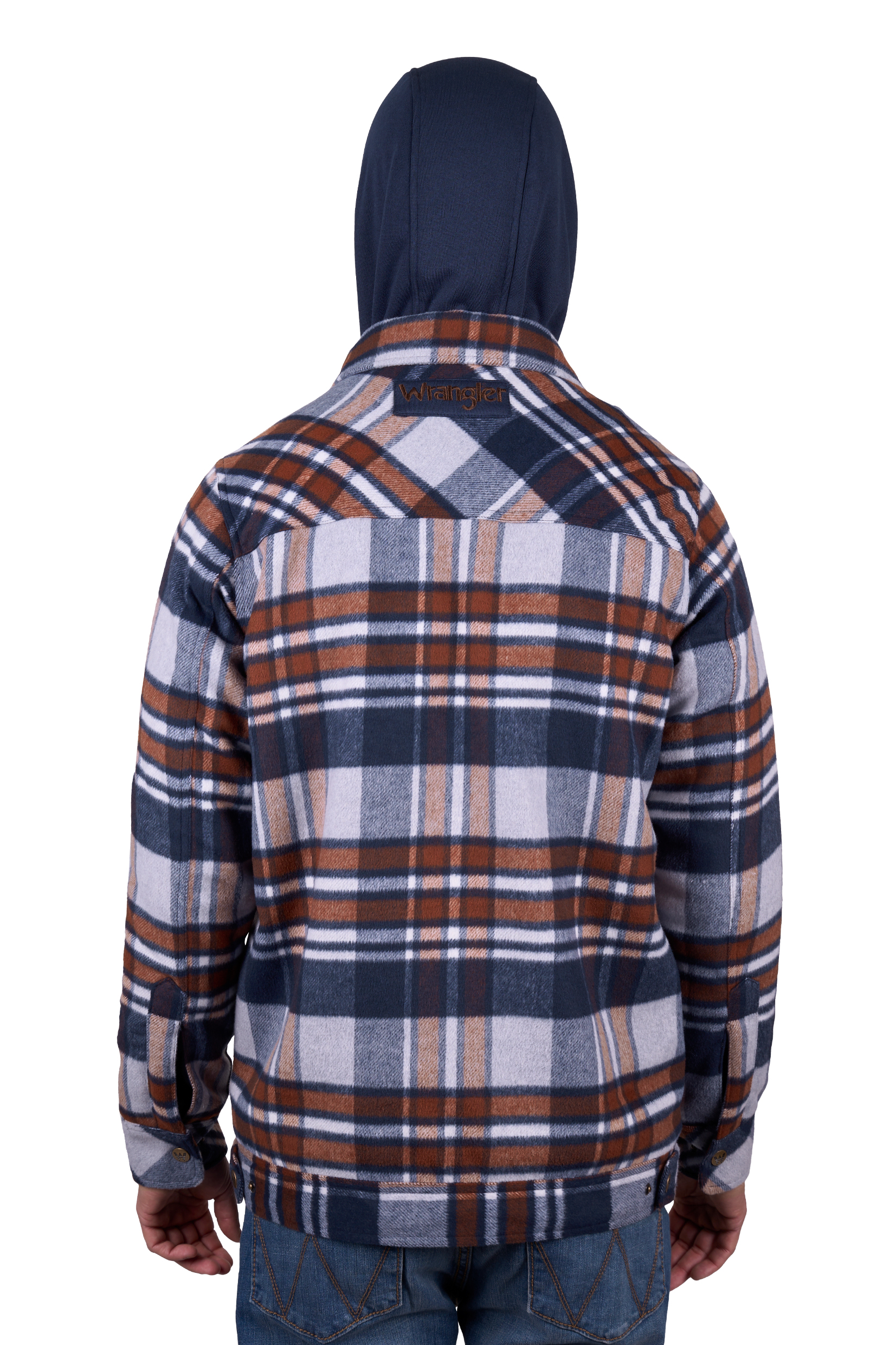 Men's Reid Logo Wool Shirt Jacket