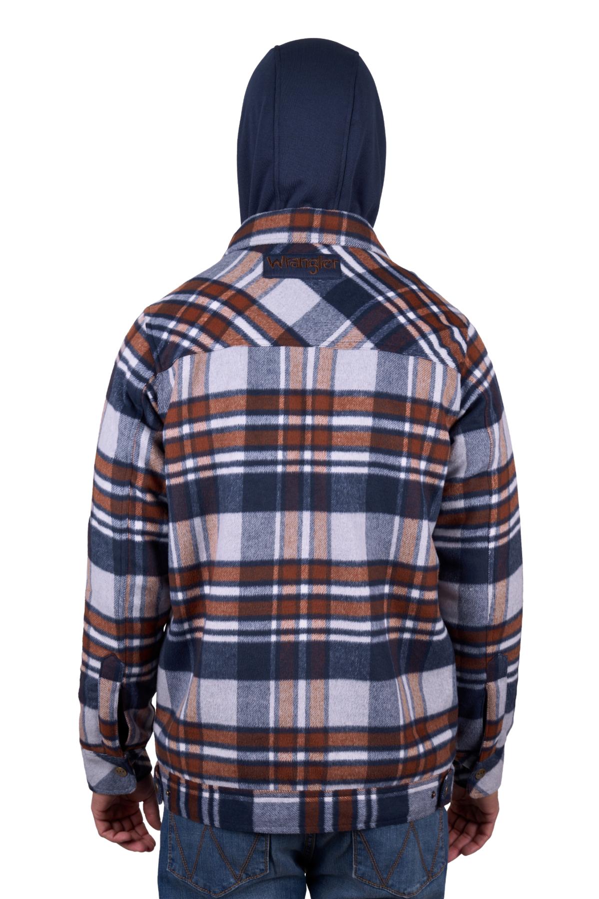 Men's Reid Logo Wool Shirt Jacket